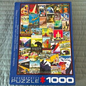 "Travel USA - Vintage Posters" 1000 piece puzzle